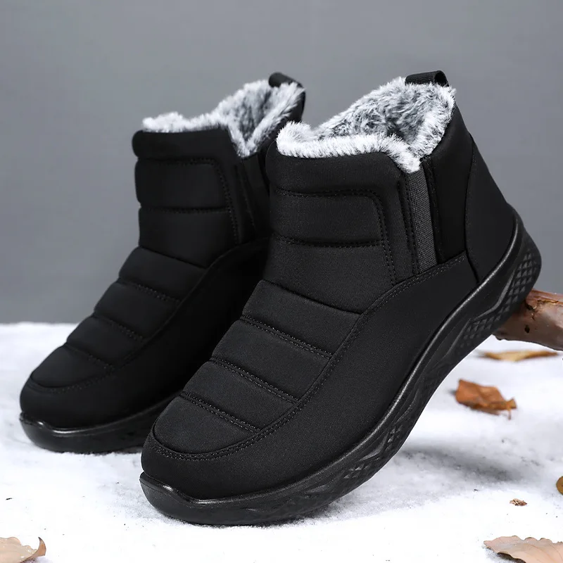 Men Women Boots Winter Ankle Boots for Winter Women Shoes Female Snow Boots Botas Mujer Warm Plush Women Footwear