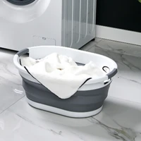 multifunctional folding washbasin household large thickened laundry washing basin portable travel retractable bucket
