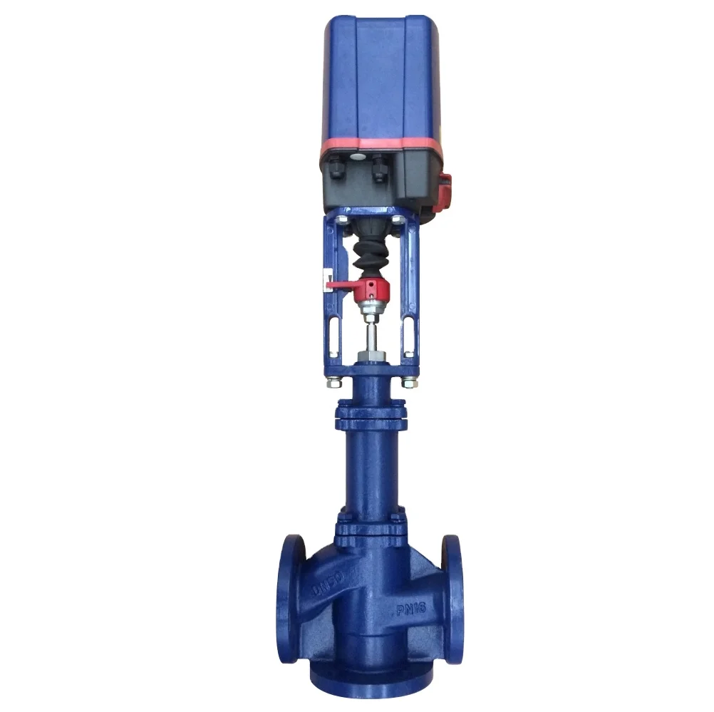 

PN40 AIR Electric Actuator Control medium pressure steam control Regulating valve used on Setting machine