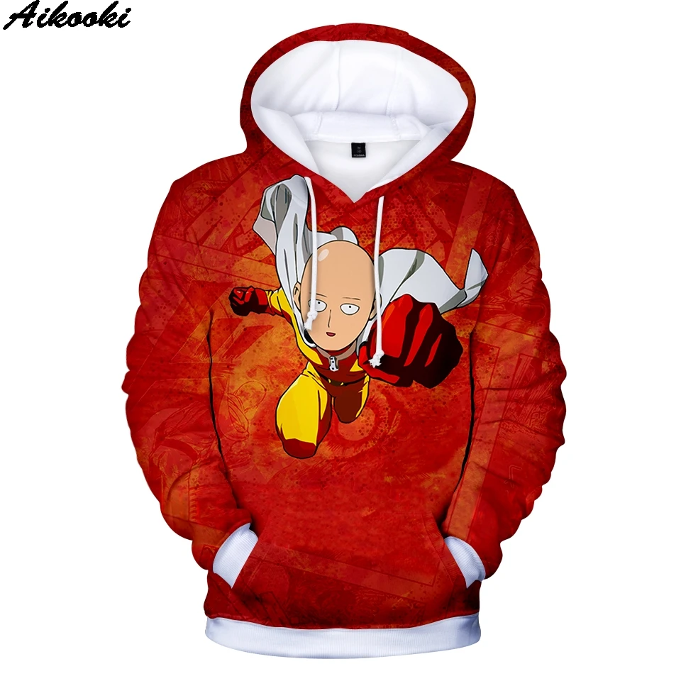 

3D Hoodies Print One punch man Fashion Sweatshirts Men/Women Casual Hip Hop Sweatshirts 3D Hoodies One punch man Hooded Pullover