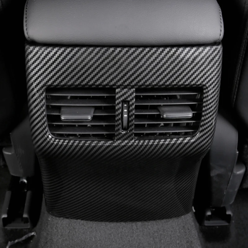 

ABS Chrome Rear Air Conditioner Air Outlet Decoration Anti Kick Plate Anti Scratch Protection For Mazda 3 Axela 2019-2021