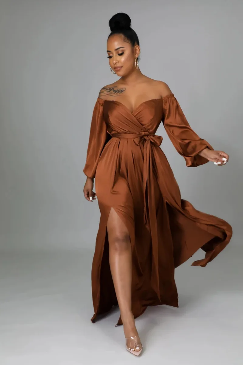 PLEINDI Elegance Evening Dresses Off the Shoulder Sleeveless A-LINE Floor-Length Chiffon 2022 New of Exquisite Prom Women Dress