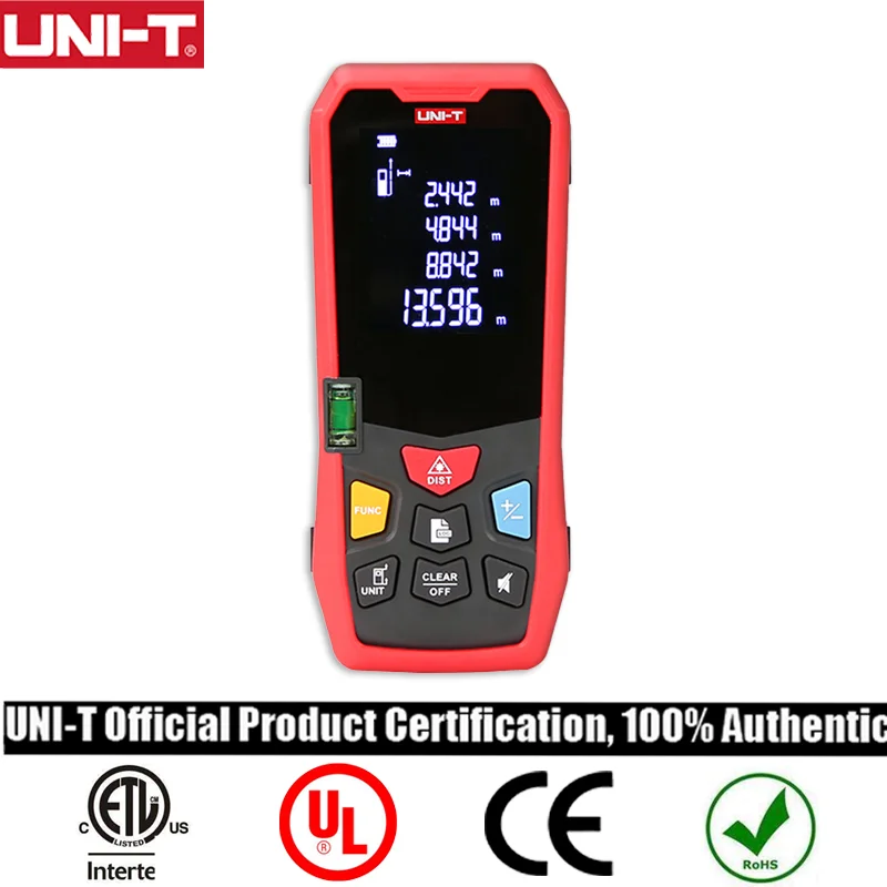 UNI-T Laser Distance Meters LM series LM40/50/60/80/100/120/150   Electronics Leveler Measuring tools Millimeter Accuracy