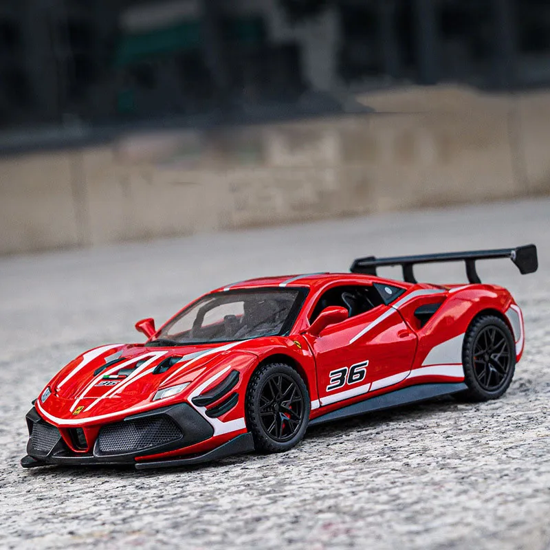 

1:32 Коллекционная модель автомобиля из сплава Iron 488, со звуком и светильник, детская игрушка