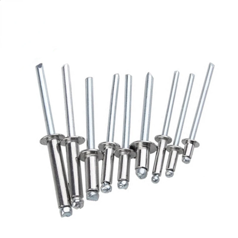 200 шт. круглые заклепки из нержавеющей стали