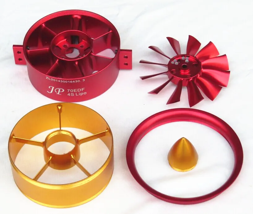 Предзаказ JP 80 мм 12 лопастей цельнометаллическая система EDF из алюминиевого