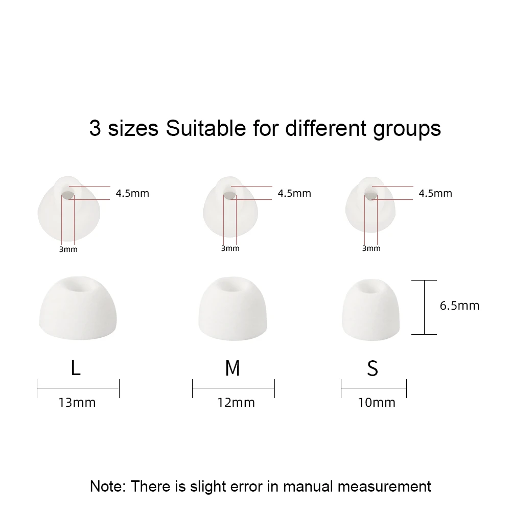 Вкладыши силиконовые для наушников JBL ENDURANCE PEAK3 3 пары