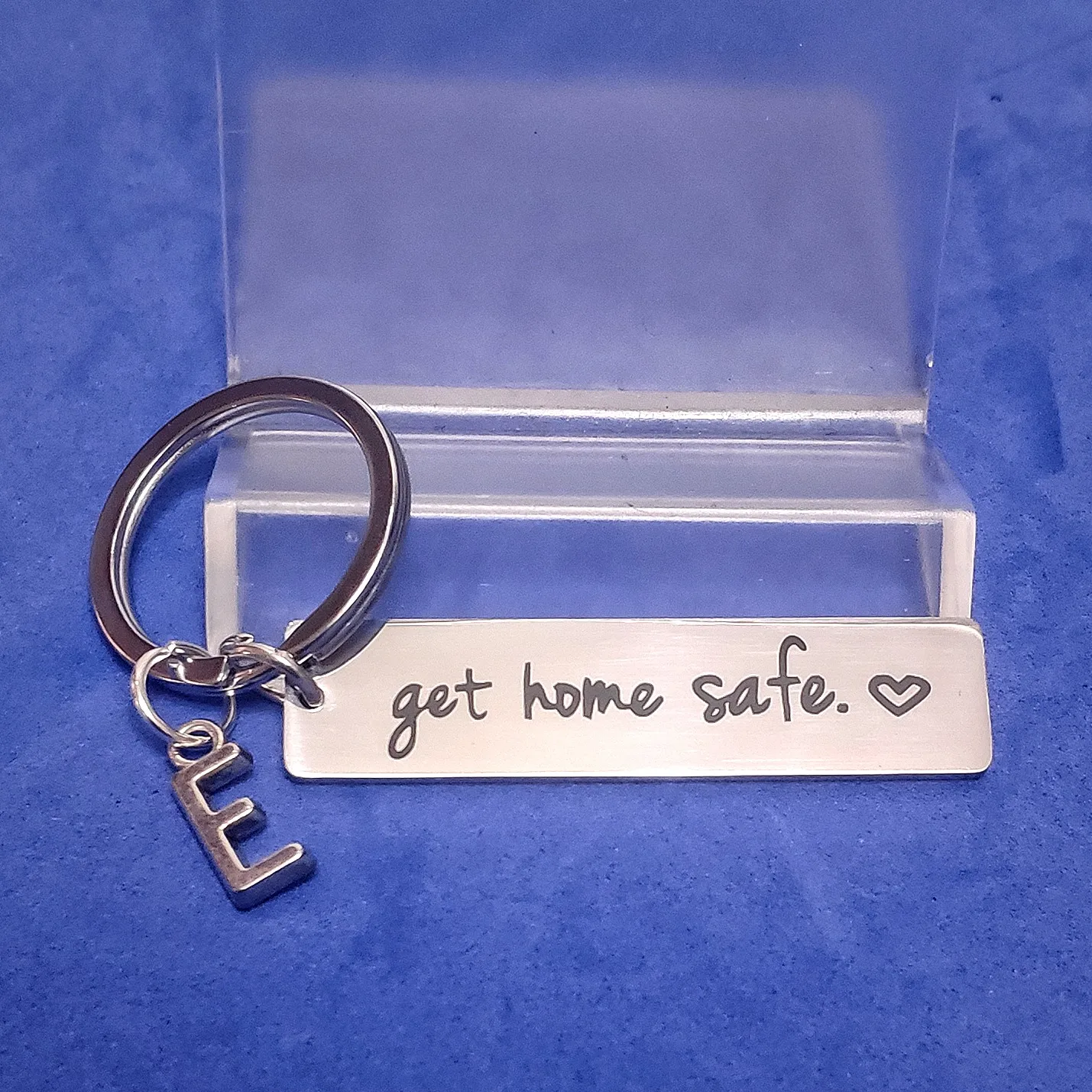 

Keys Holder Stainless Steel Couple Gift Get Home Safe Keyring A-z 26 Initials Personality Birthday Creative Valentine DIY