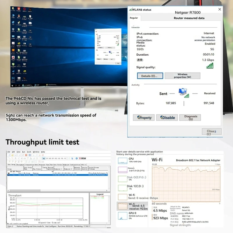 BCM94360CD Беспроводной адаптер Hackintosh PCIE 1750 Мбит/с двухдиапазонный 2 4 ГБ/5 ГГц Bluetooth 0
