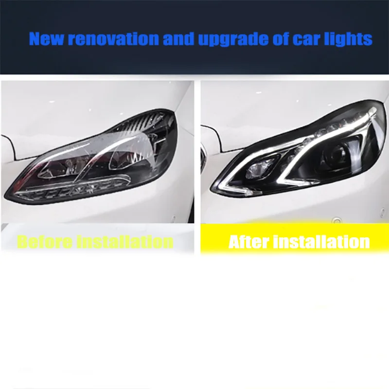 Для Mercedes-Benz E-Class передняя фара в сборе E Series E180 E200 E260 W212 Низкопрофильная Улучшенная
