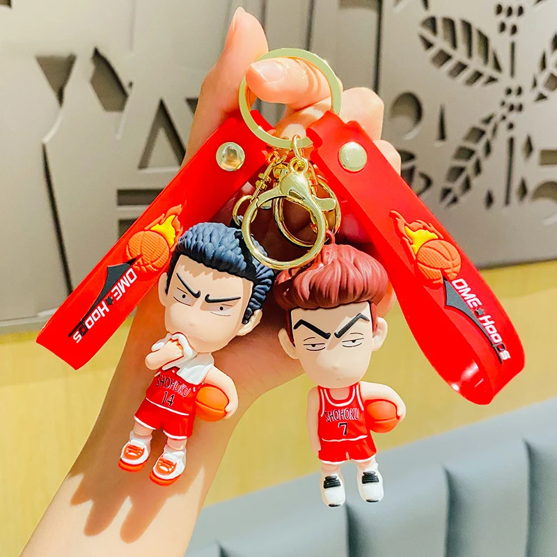 Новые Мультяшные милые брелки из японского аниме Slam Dunk Sakuragi Hanamichi Брелки ПВХ