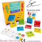 Новые Обучающие деревянные материалы Монтессори, Игрушки для раннего обучения, Дошкольное обучение, игрушка-головоломка для детей