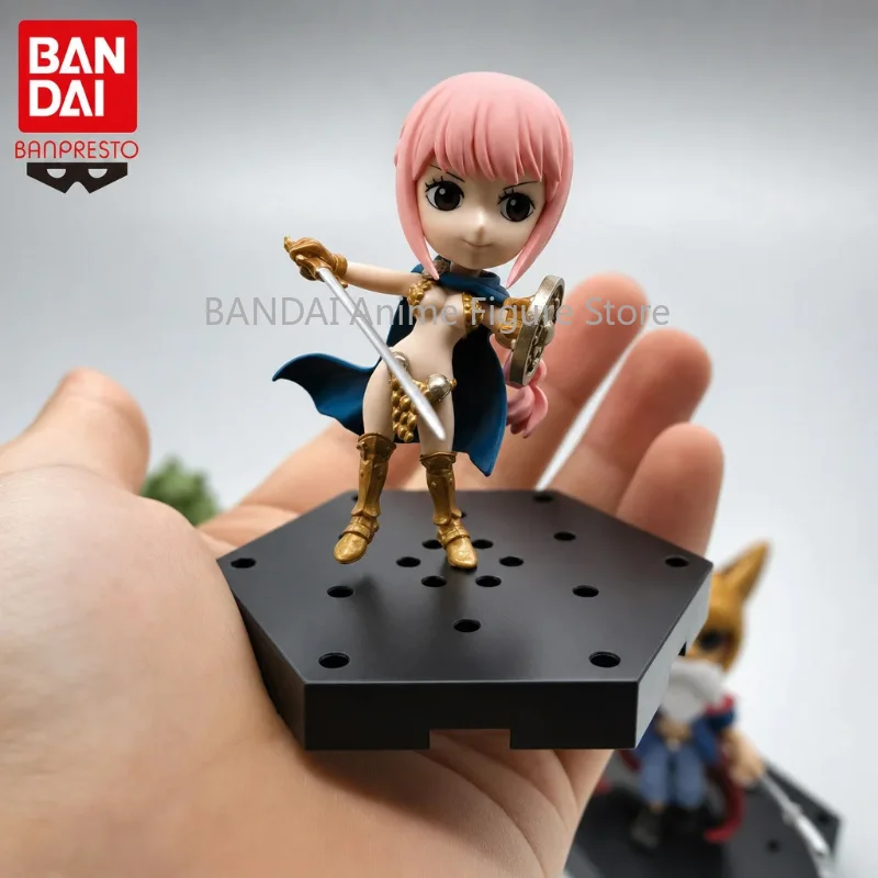 В наличии: Оригинальная фигурка BANDAI BANPRESTO ONE PIECE Луффи, Кавендиш, Бартоломео, Ребекка, подставка для карт, новая, в коробке, гаражная серия. (art.: 3920db074cd7a) - 3920db074cd7a