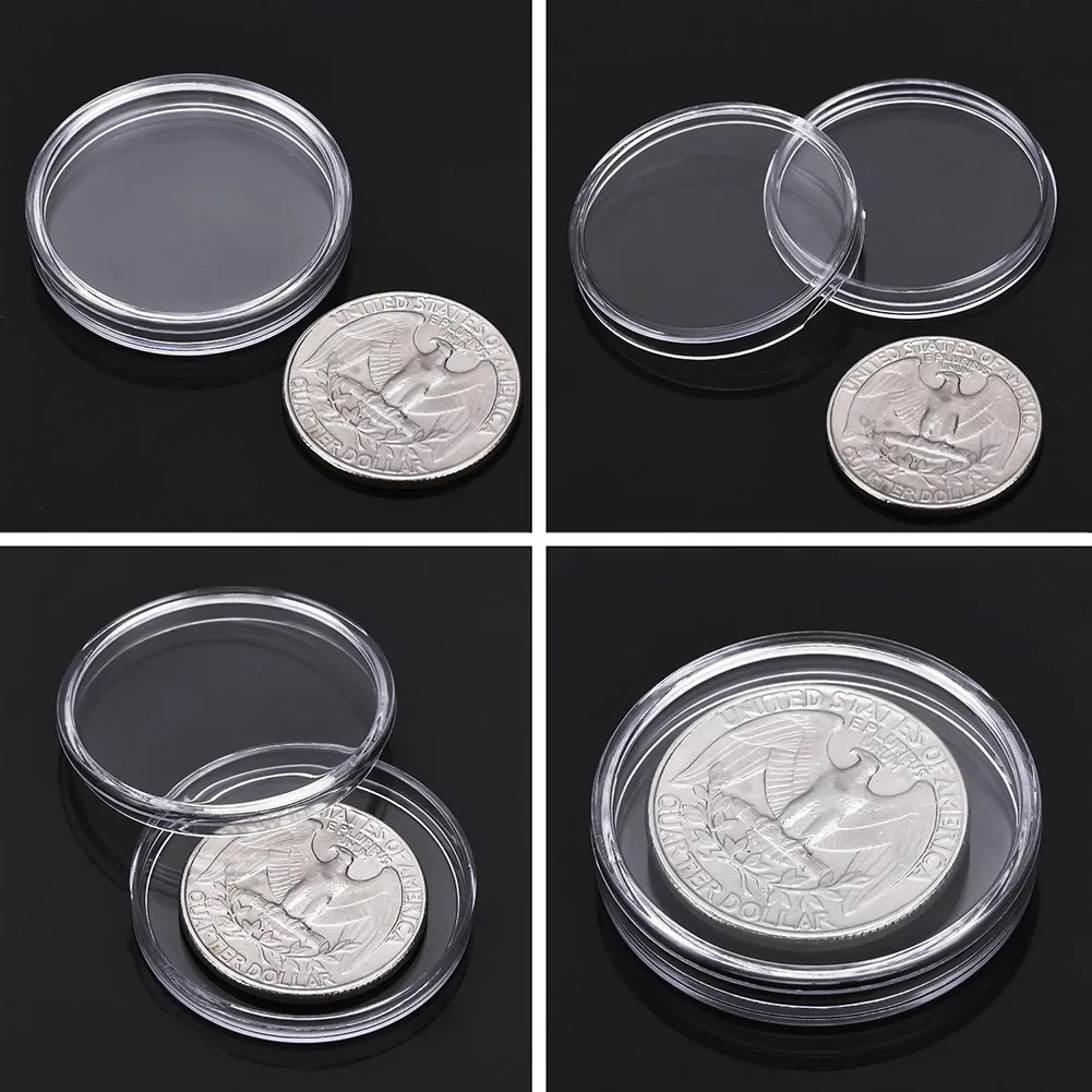 

Silver Coins Coin Storage Box Brand New Carefully Trimmed Circularly Coating Coin Copper Coins Gold Coins Gold Coins