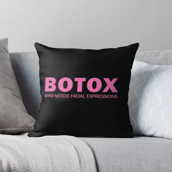 Botox-funda de almohada con estampado de 