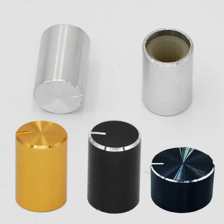 

10/13/14/15/16.5/17/20*10/12/13/16.5 мм 6 мм рифленый/D вал серебристый, золотой, черный, алюминиевый сплав, стандартная крышка