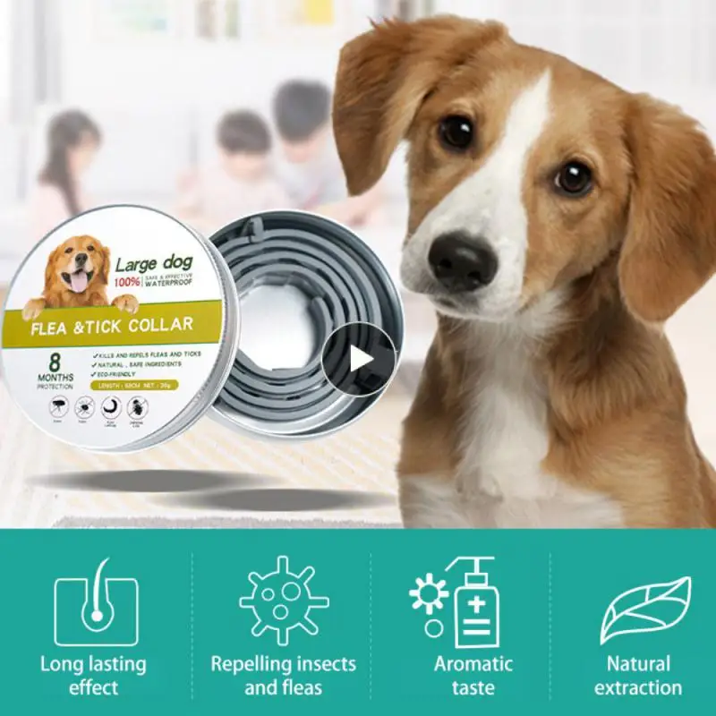 

Anti-mosquito Pet Deworming Collar 38/72cm Adjustable Pet Collar Pet Supplies Waterproof Insect Repellent Collar