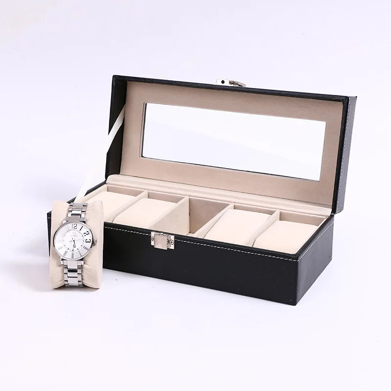 5/6/Slots Pu Leather Watch Storage Box Nightmare Before Christmas Wallet Organizador De Relojes Luxury Gift Multifunctiona