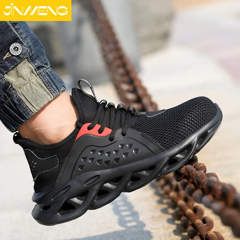 

New Men's And Women's Work Safety Shoes Suitable For Outdoor Steel Head Anti-smashing Anti-piercing Work Boots
