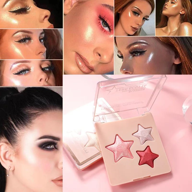 

Five pointed star, high gloss, champagne, golden light and shadow