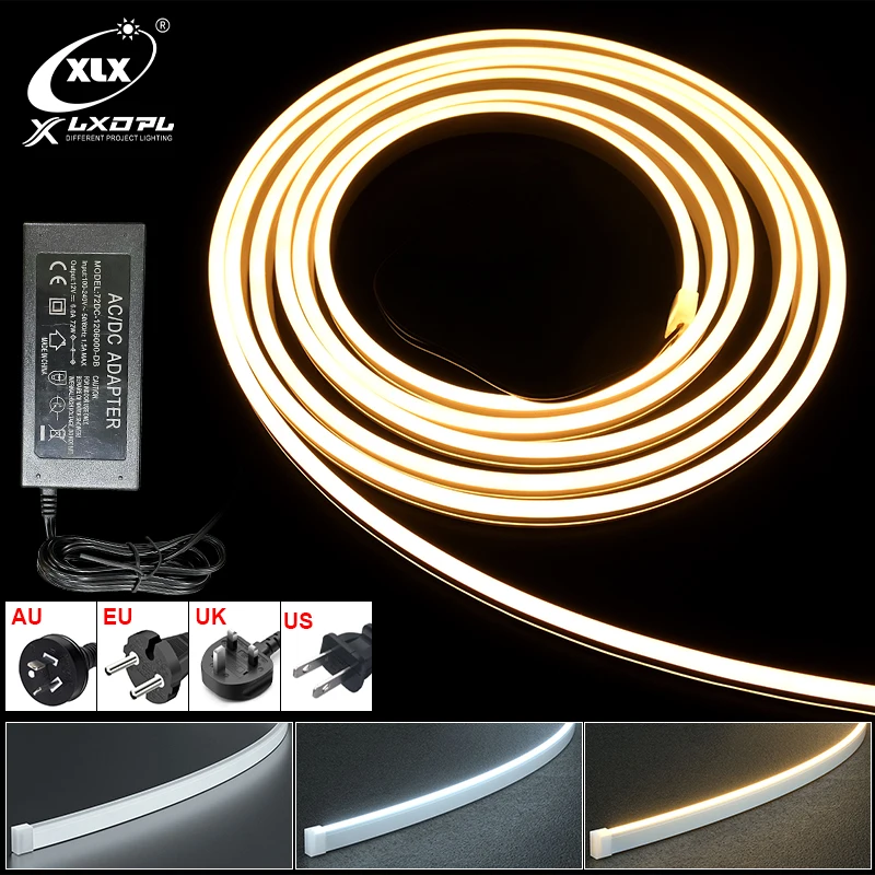 Гибкая настенная лампа маленького размера, неоновая лампа для украшения комнаты, комнатной и уличной библиотеки