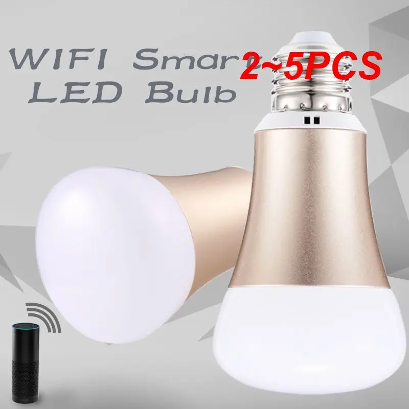 

Умная лампа E27 с регулируемой яркостью, 2-5 шт., с Wi-Fi