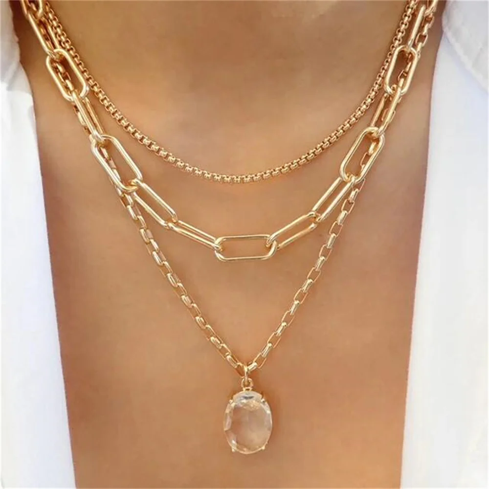 Женское винтажное ожерелье из искусственного жемчуга в стиле бохо