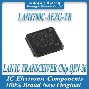 LAN8700C-AEZG-TR LAN8700C-AEZG LAN8700C LAN8700 LAN IC TRANSCEIVER Chip QFN-36