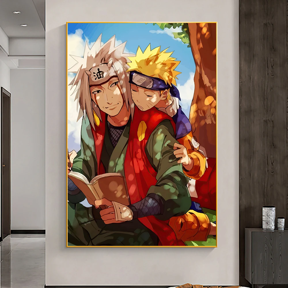 Постер Наруто классический японский аниме фильм удзумаки Картина на холсте
