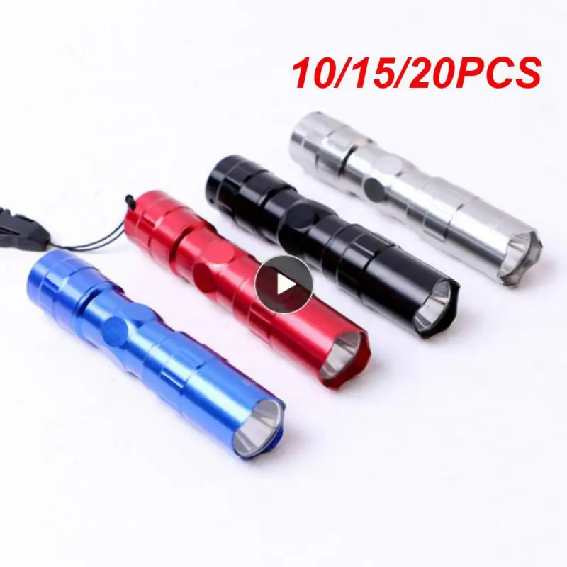 

10/15/20PCS For Home Car 12 Hours Runtime Tactical Flashlight Aluminum Alloy Rechargeable Lamp High Lumens Lantern