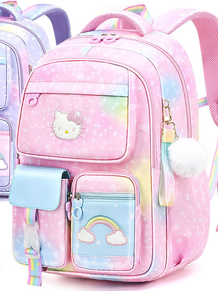 Hello Kitty Children's Schoolbag Primary School Student Girls' Spine Protection Burden Reduction Girls' Backpack school backpack