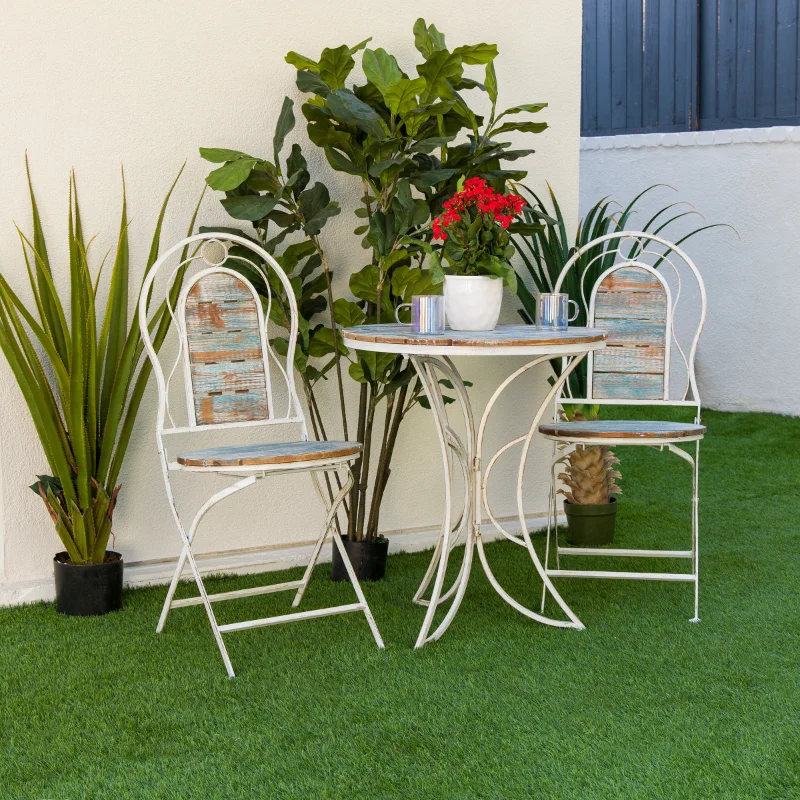 

3-Piece Outdoor Patio Rustic Bistro Set