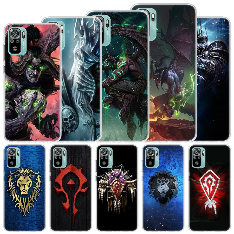 Мягкий Чехол W-World Of W-Warcraft W-Wow для Xiaomi Redmi 10 10A 10C 12 12C 9 9A 9C 9T чехол телефона 8 8A 7 7A 6 6A S2