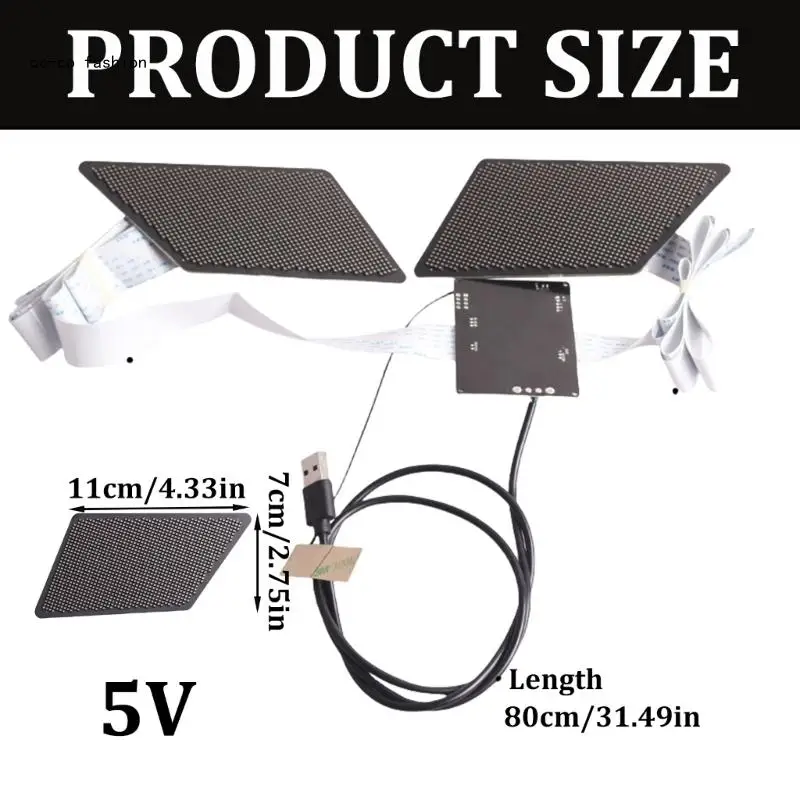 517B Инновационные автомобильные фонари для глаз Украшение фар с настройкой