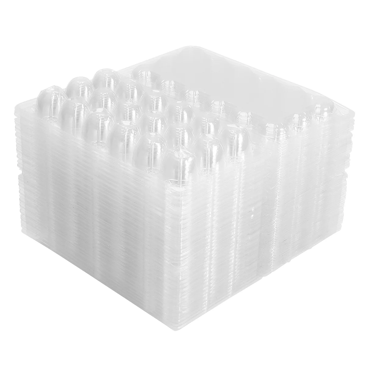 

Egg Quail Cartons Box Packcarton Refrigeratorholder Carriage Mini Storage Reusable Clear Bulk Grid Container