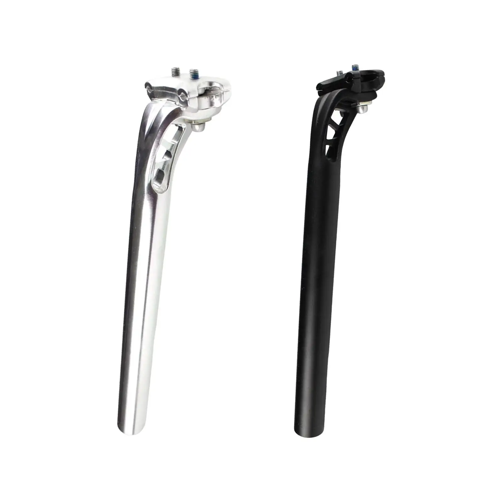 

Fixed Gear Fiets Zadelpen Zadelpen Retro Hollow met Micro Adjust Clamp 300mm