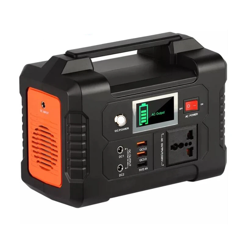 Портативная электростанция 100 в-240 в переменного тока, 240 Вт, 200 Втч, уличный аварийный источник питания, батарея 40800 мАч/3,7 в, солнечный генератор постоянного тока