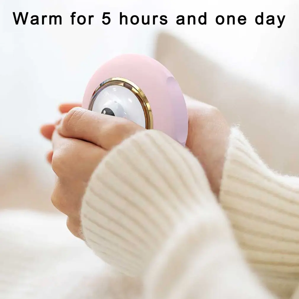 

USB Hand Warmer Portable Two-in-one Hand Warmer Night Light Heating Large Capacity Compact Portable Hand Warmer