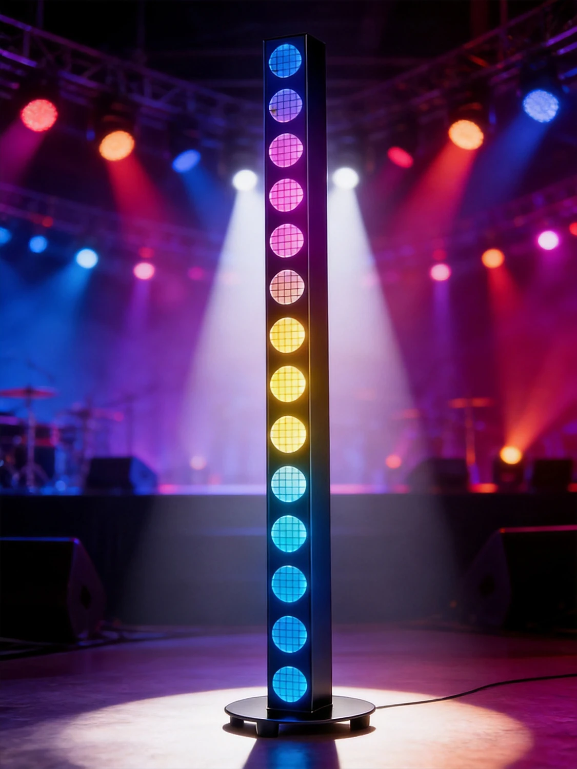 Фото Светодиодный пиксельный COB-прожектор 14x15W RGBW DMX для сцены, подходит для выступлений диджеев, свадеб и сценических представлений №3