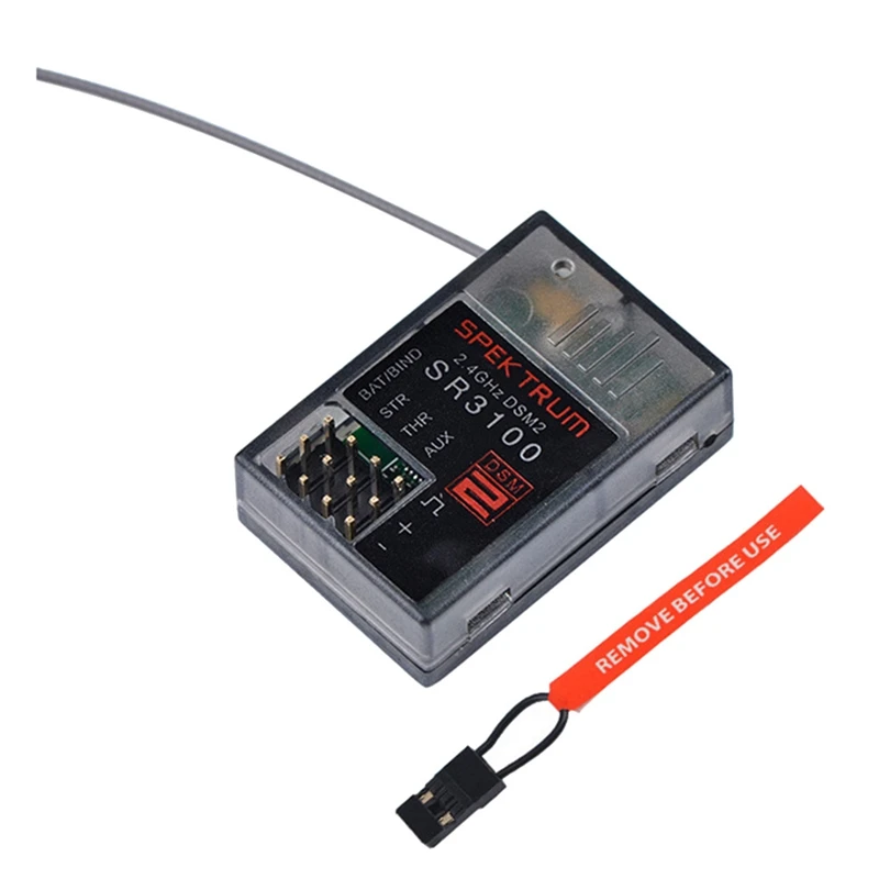 

2.4Ghz SR3100 DSM2 3 Channel Surface DSM2 Receiver For RC CAR RC BOAT