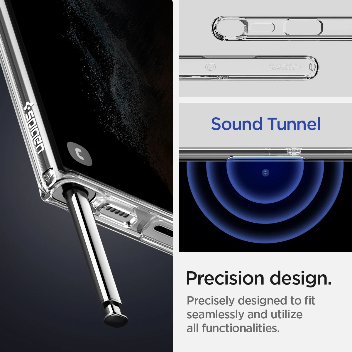 Ультрагибридный чехол Spigen для Samsung Galaxy S22 Ultra (6 8 дюйма)