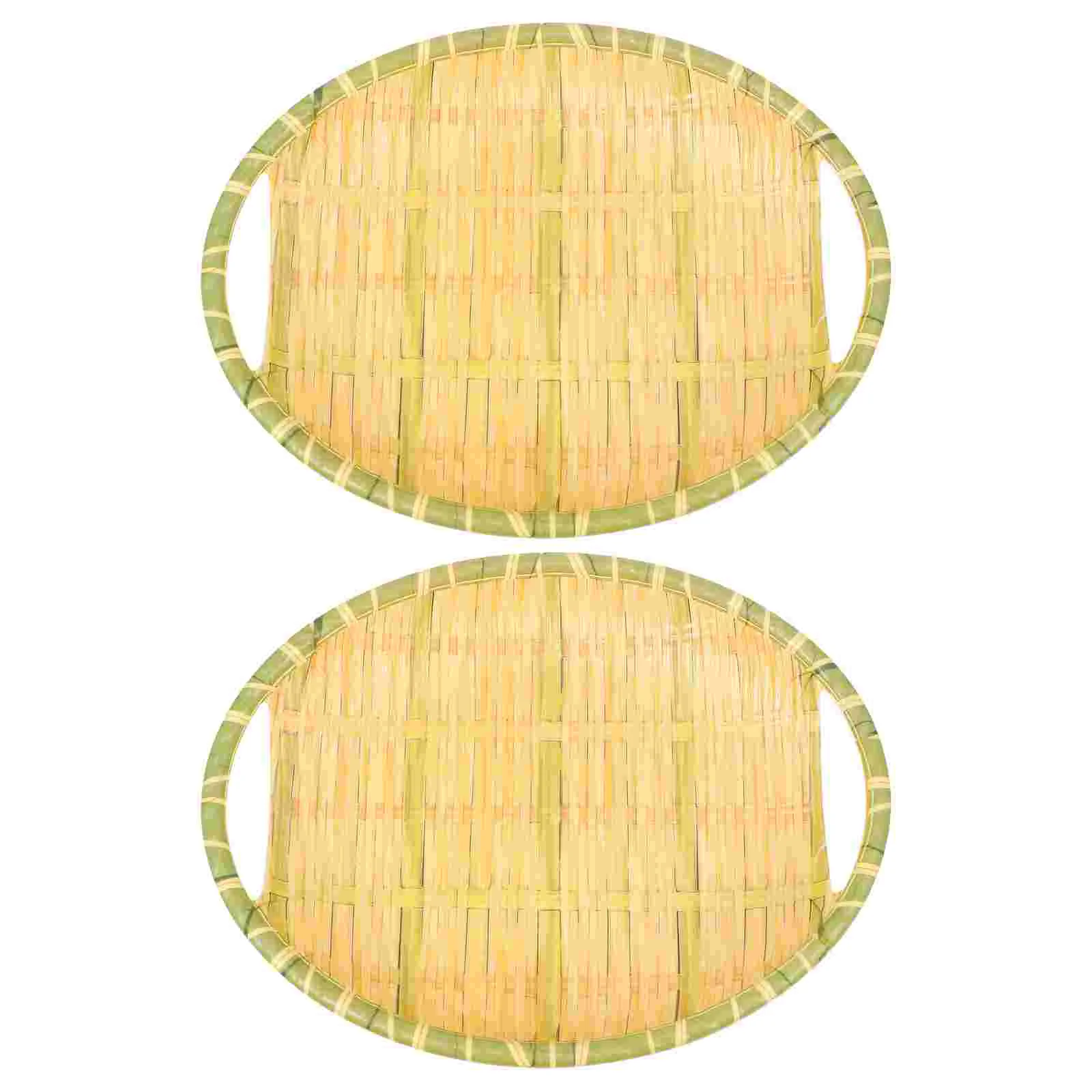 

2 шт., подносы из искусственного бамбука