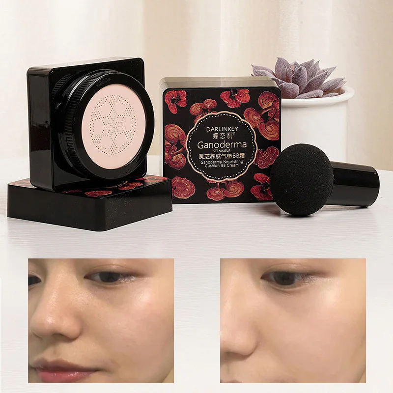

Mushroom Head Air Cushion Liquid Foundation Natural Invisible Deep Complexion Acne Marks Cover Spots Concealer Face Cosmetics