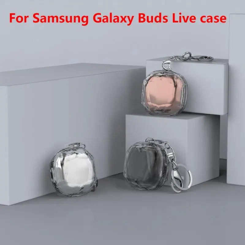 

Чехол для Samsung Galaxy Buds Live, беспроводные наушники с алмазным рисунком, защитный чехол с брелоком для Galaxy Buds Live