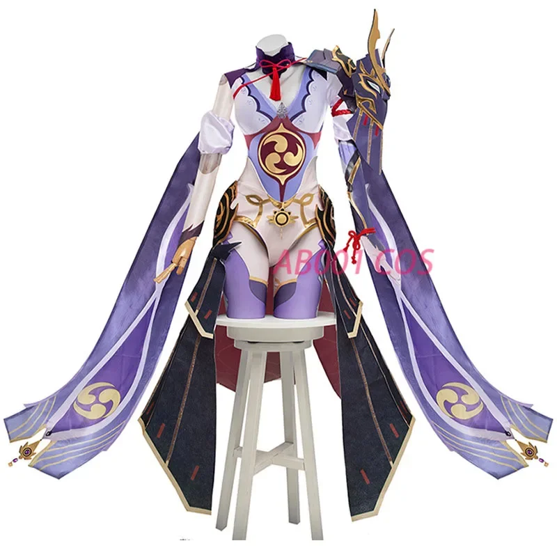 Genshin Impact Raiden Shogun Косплей Костюм Еженедельный Босс Magatsu Mitake Narukami No Mikoto Женская