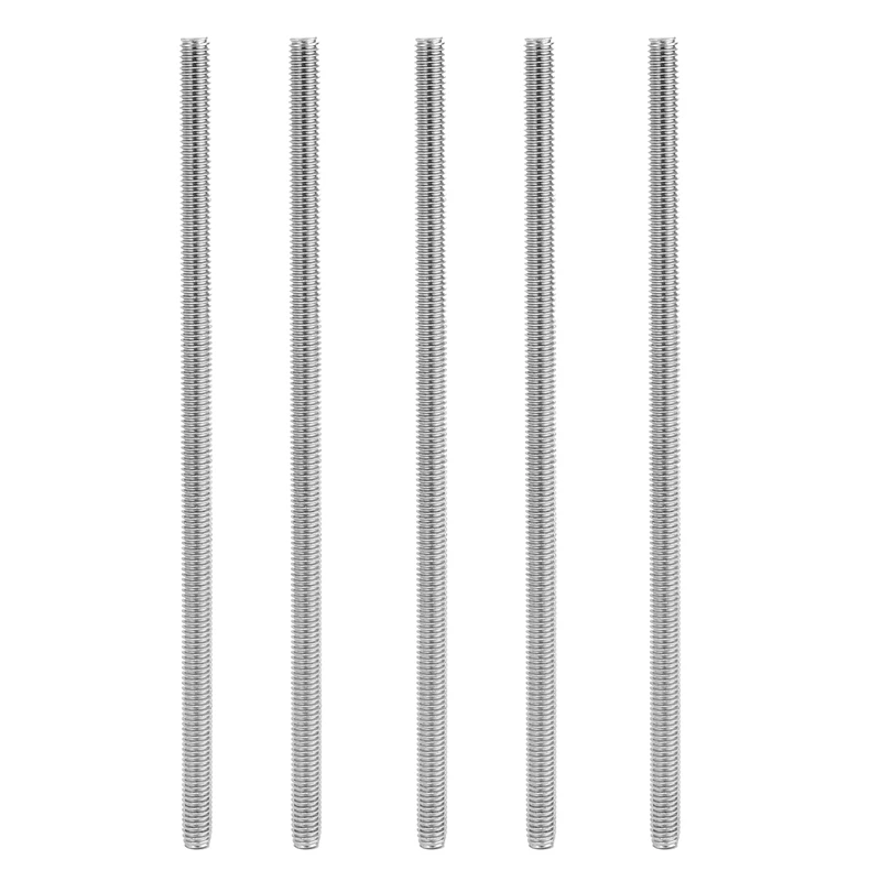 

M6 X 150 мм 304 нержавеющая сталь, полностью резьбовой стержень, стандартная фурнитура, 5 шт.