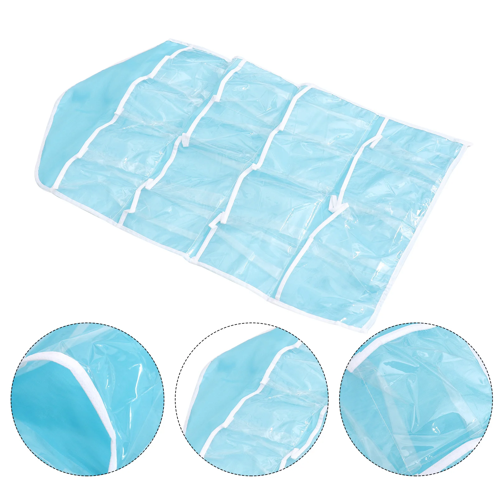 

Hanging Bag Organizer Storage Door Wall Shoe Over Closetunderwear Pocket Bags Pockets Sock The Hanger Rack Socks Grid Clear