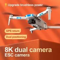 professional 5g wifi gps drones with 6k 8k dual camera rc distance 3km brushless self stabilization quadcopter fpv dron