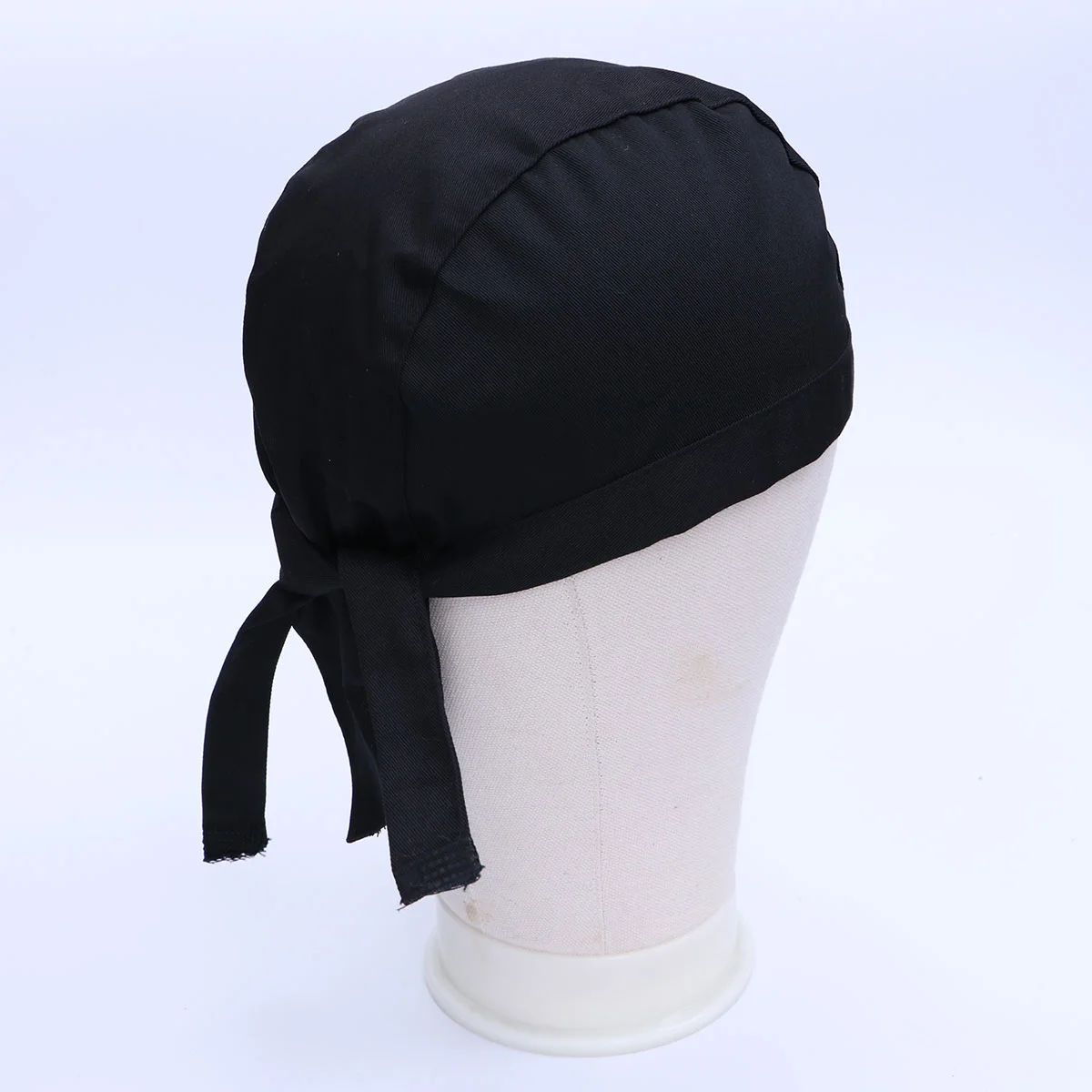 

Chef Hat Cap Hatsmen Turban Cookingkitchen Catering Caps Beaniewomen Server Baker Scrub Pirate Unisex Ribbon Black Headwear