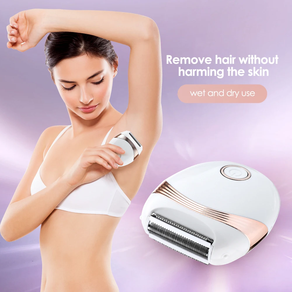 

USB Rechargable Female Epilator Women Shaver Hair Removal Electric Lady Shaving Trimmer Bikini Depilatory Legs Body depilador